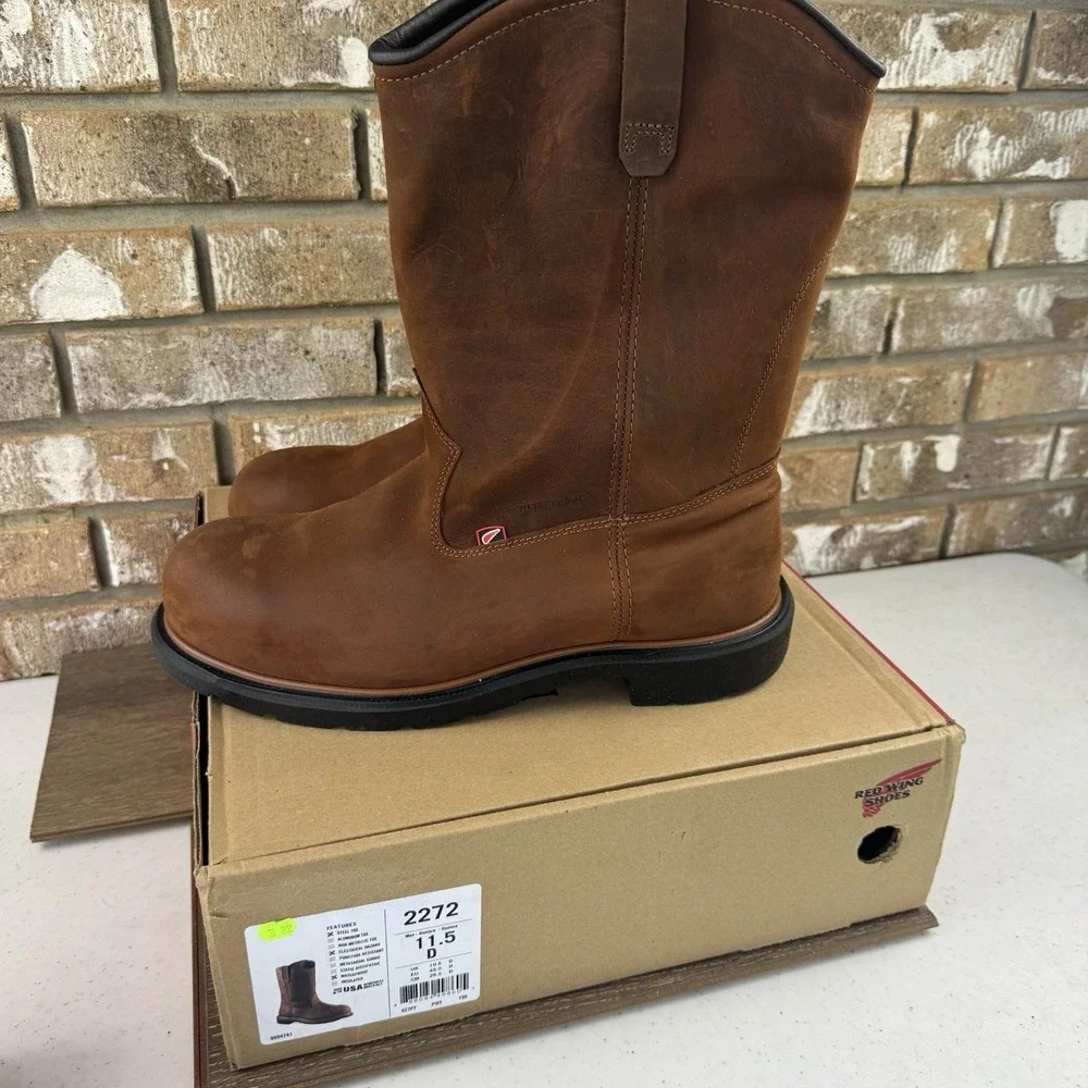 RED WING DynaForce 2272 Men's Sz 11.5D Steel Toe Waterproof Work Boots EH USA